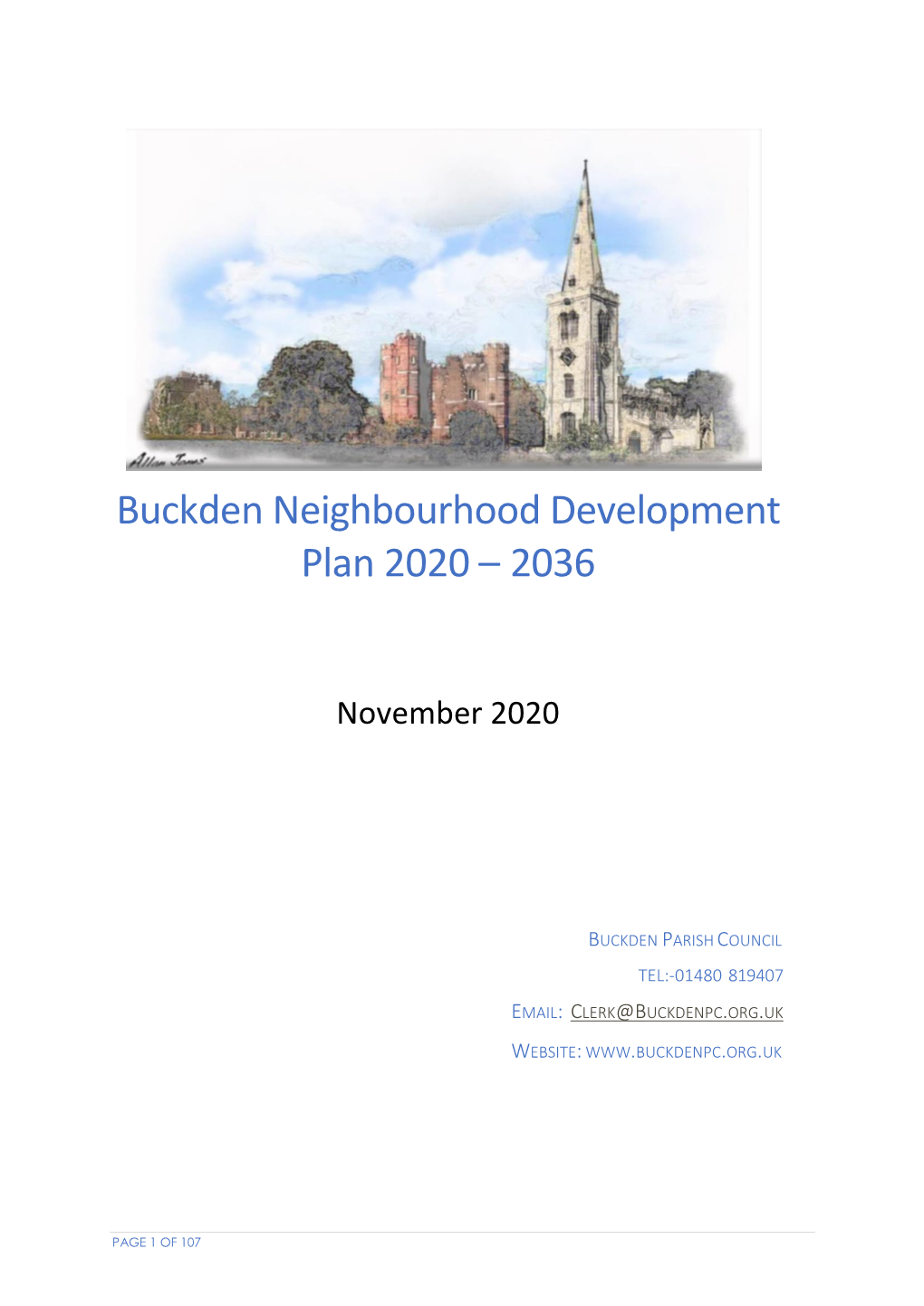 Buckden Neighbourhood Development Plan 2020 – 2036