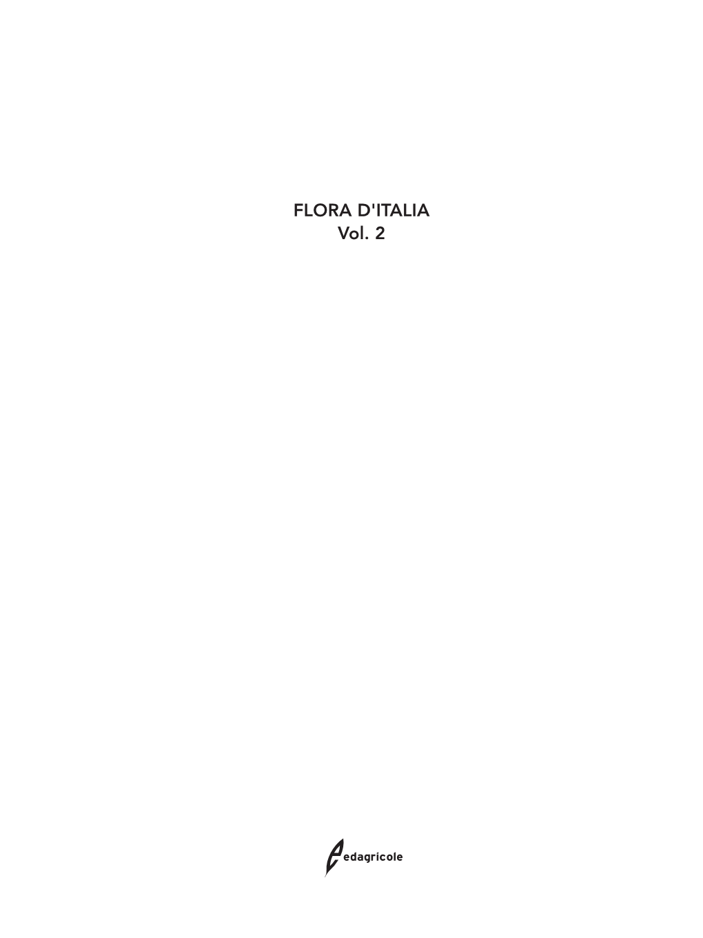 FLORA D'italia Vol. 2
