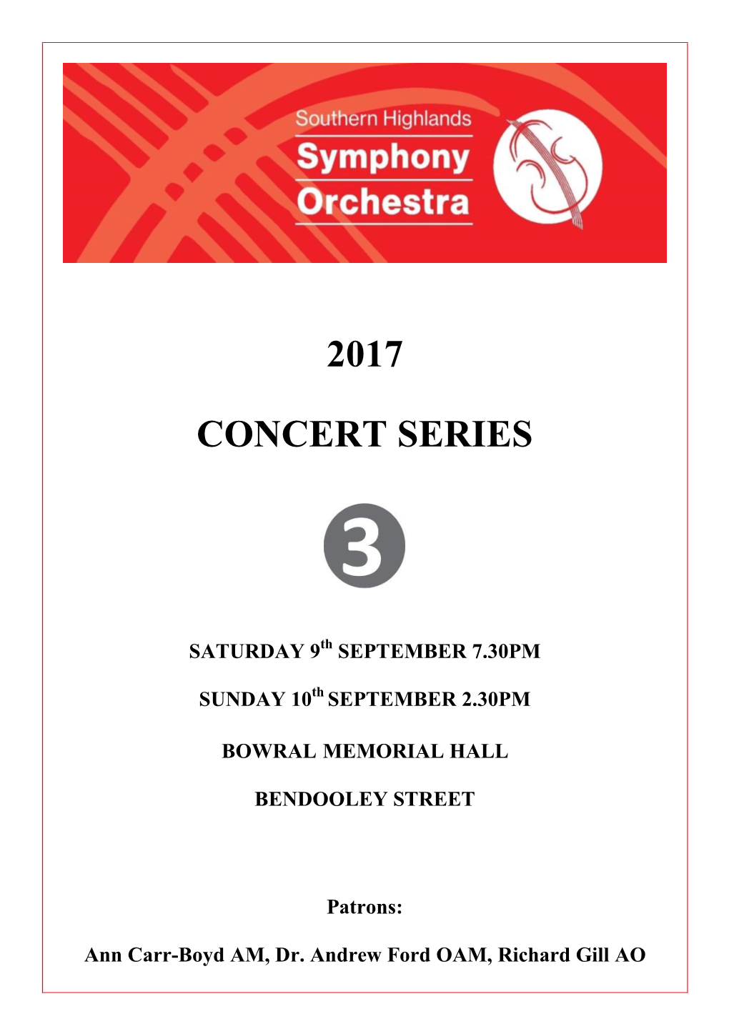 2017 Concert Series Four