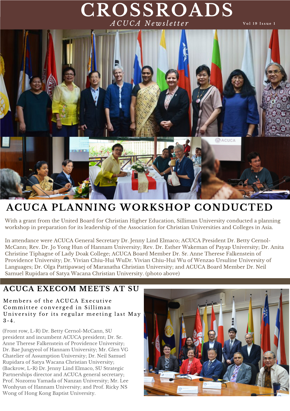 ACUCA Volume 19 No. 1