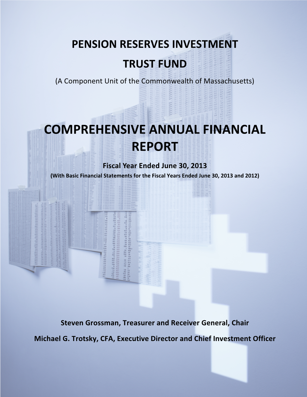 COMPREHENSIVE ANNUAL FINANCIAL REPORT for the Year Ended June 30, 2013