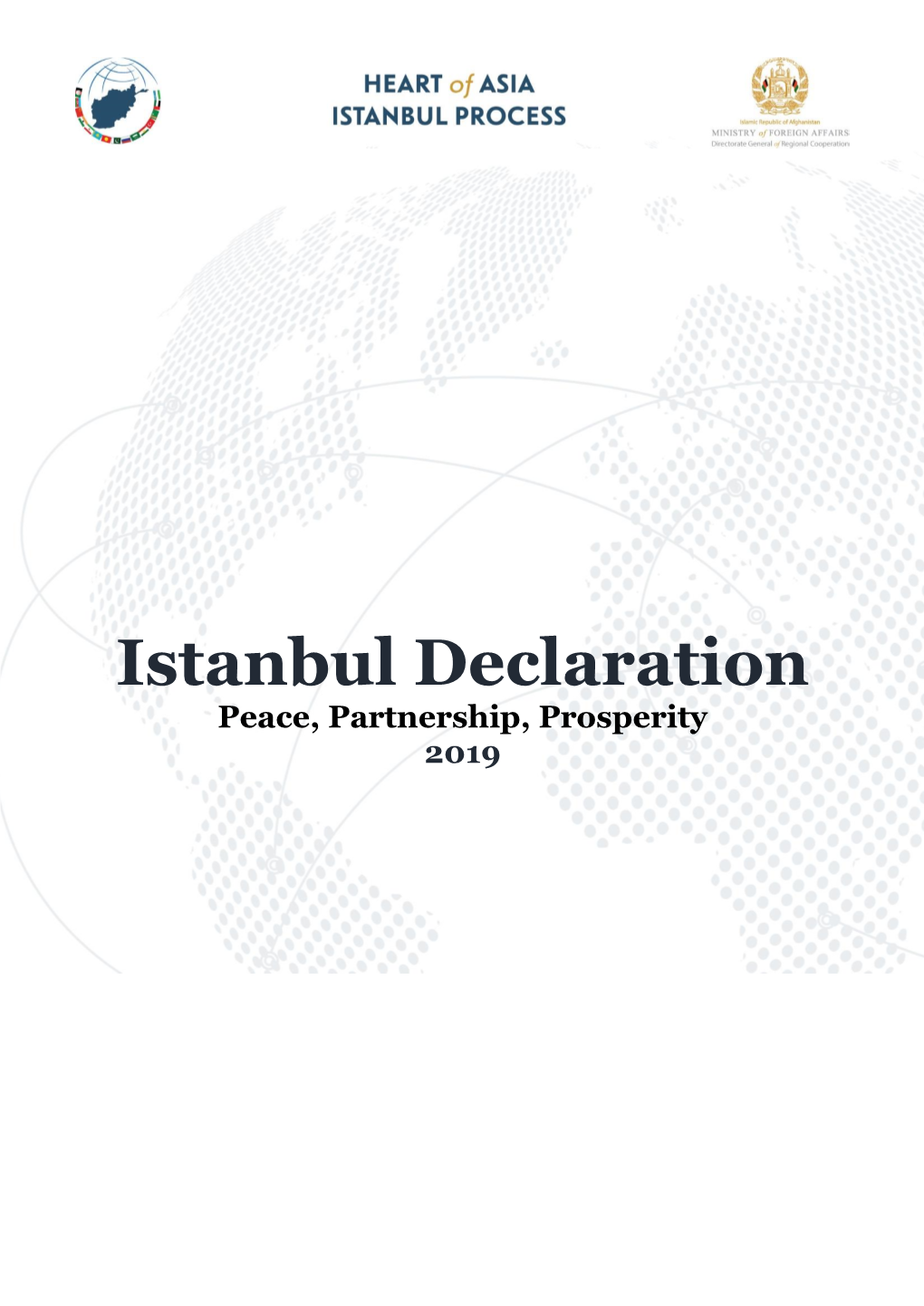 Istanbul Declaration Peace, Partnership, Prosperity 2019