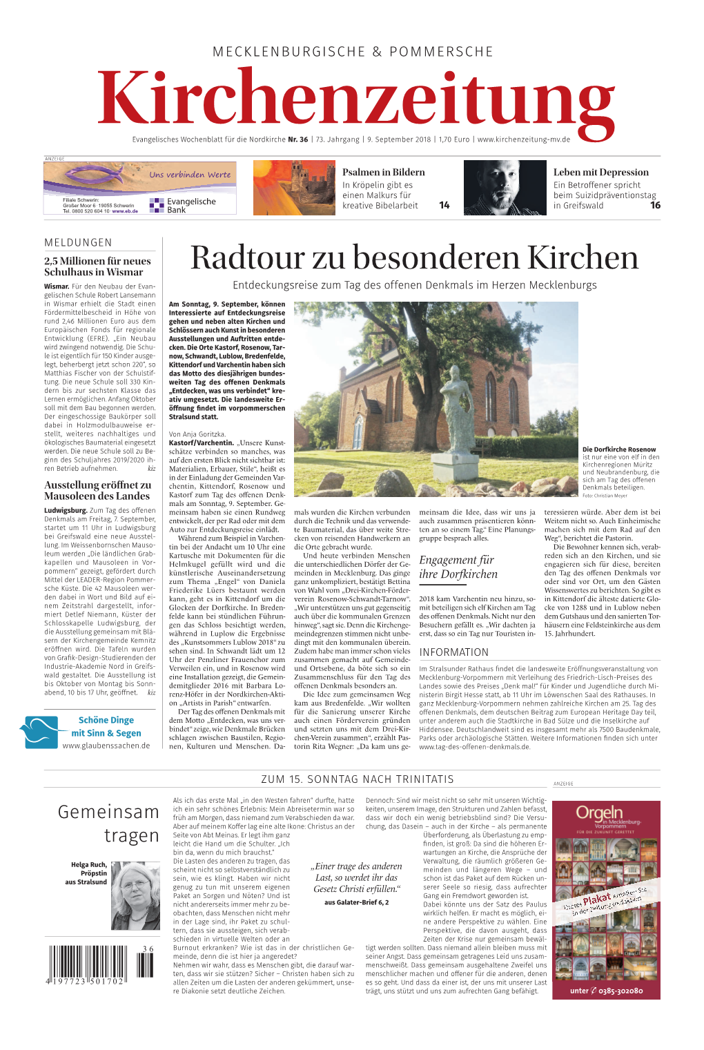 Radtour Zu Besonderen Kirchen Wismar