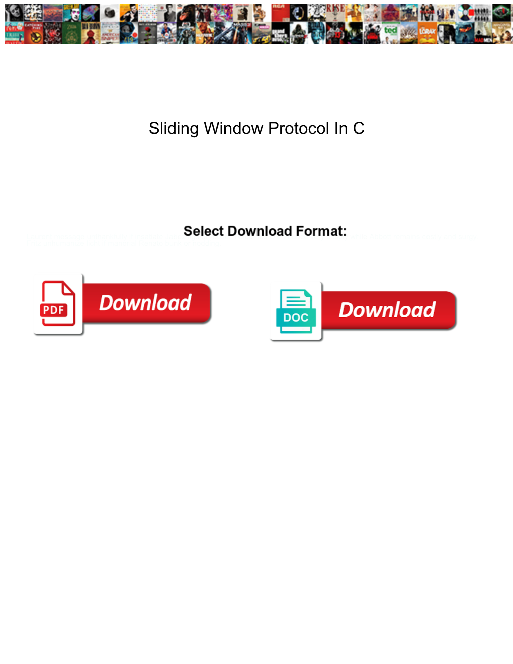 Sliding Window Protocol in C