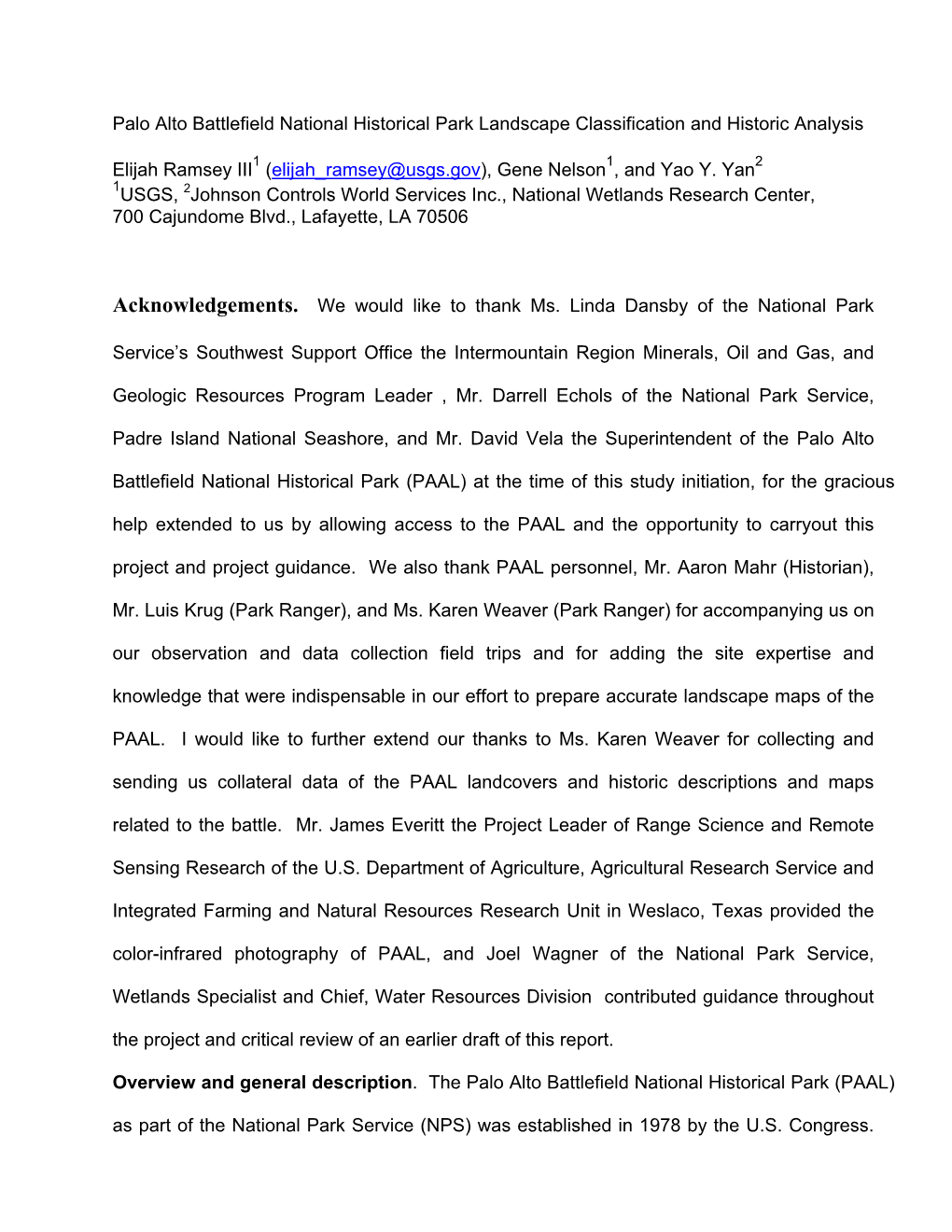 Landcover Classification and Historic Analysis