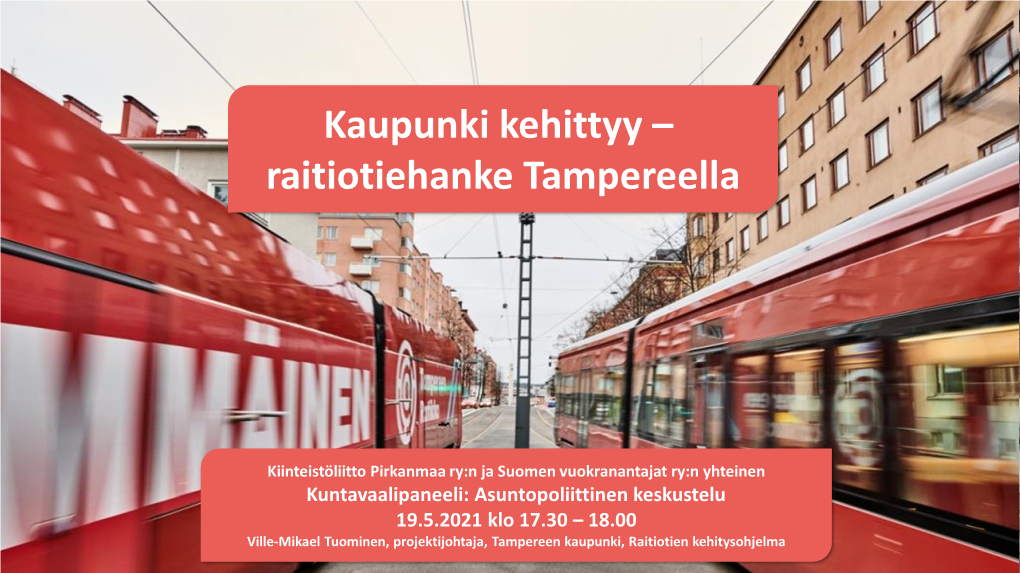 Raitiotiehanke Tampereella