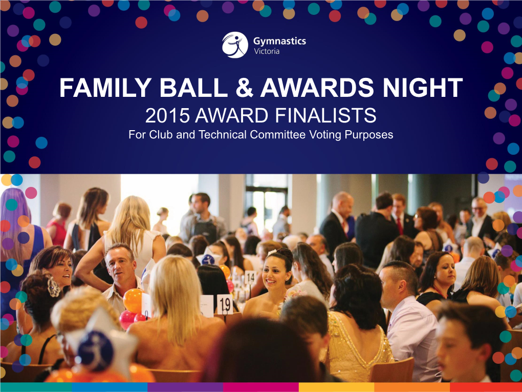 Family Ball & Awards Night