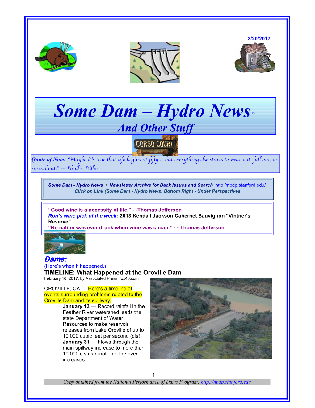 Some Dam – Hydro Newstm