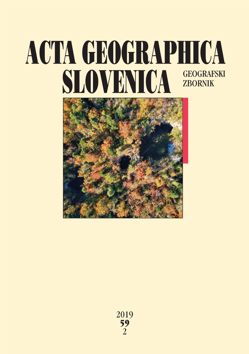 Acta Geographica Slovenica Geografski