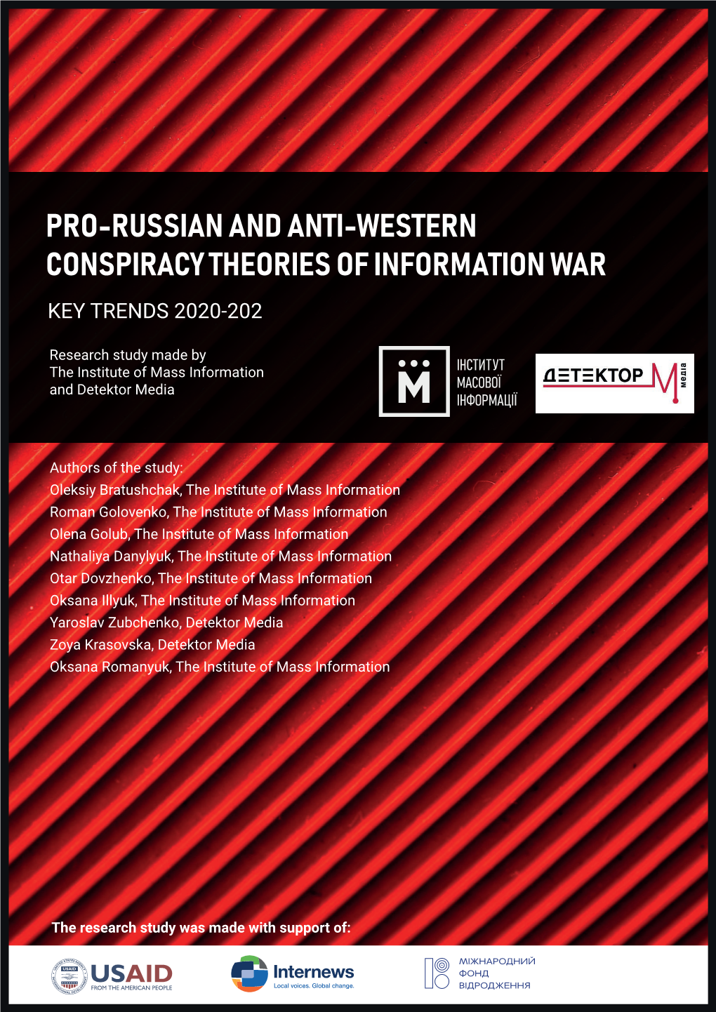 Pro-Russian and Anti-Western Conspiracy Theories of Information War Key Trends 2020-202