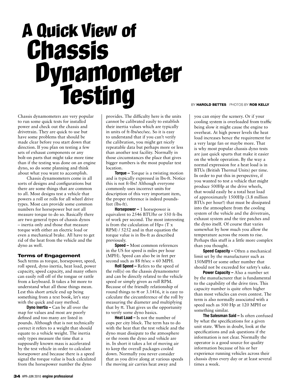 Understanding Chassis Dynamometer Testing