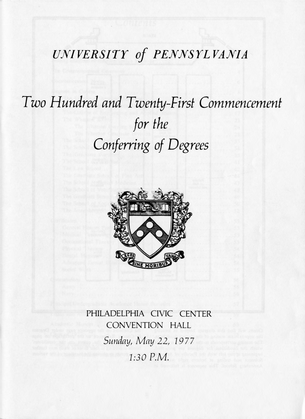 Commencement-Program-1977.Pdf