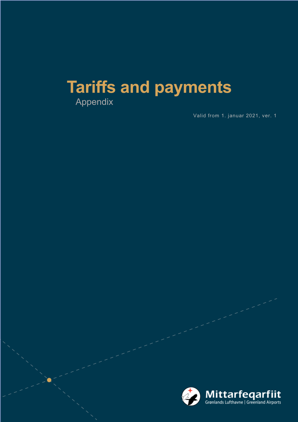 Tariffs and Payments Appendix