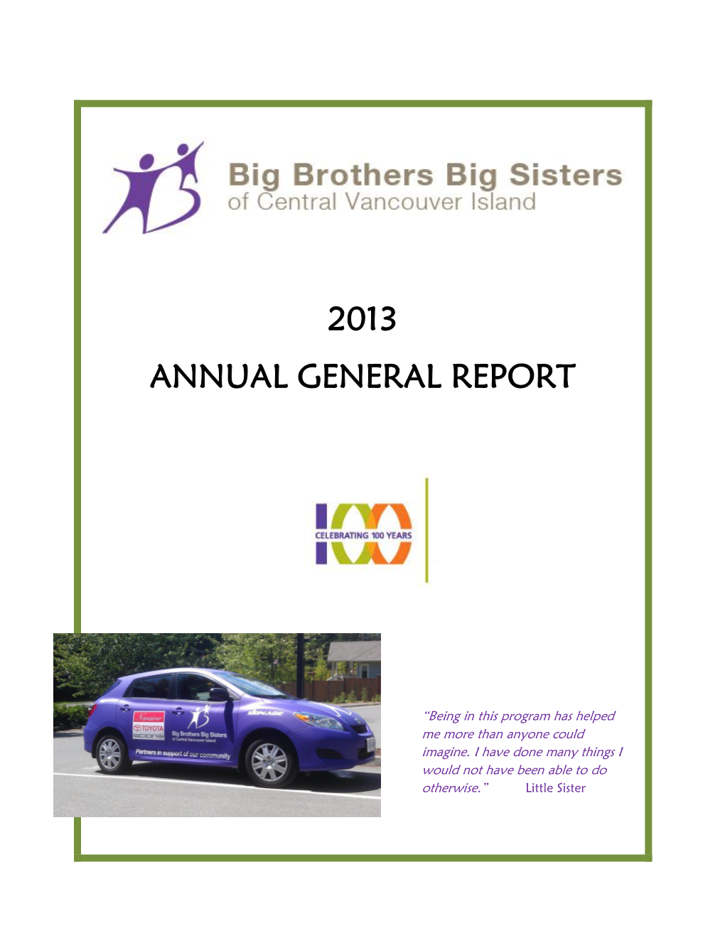2013 Agm Report