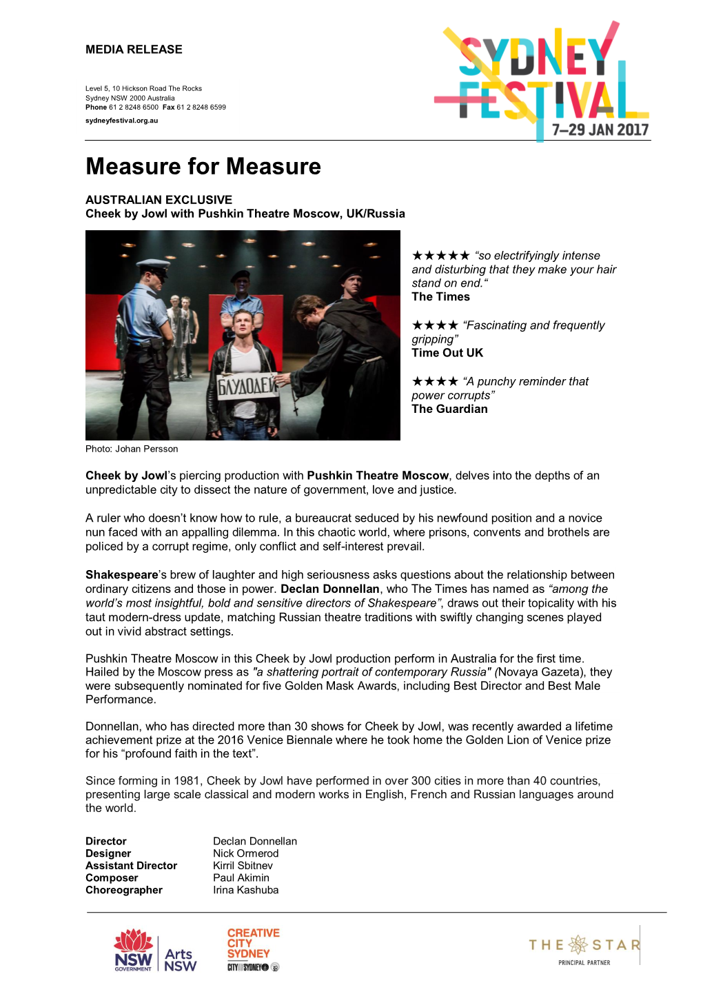 Measure for Measure