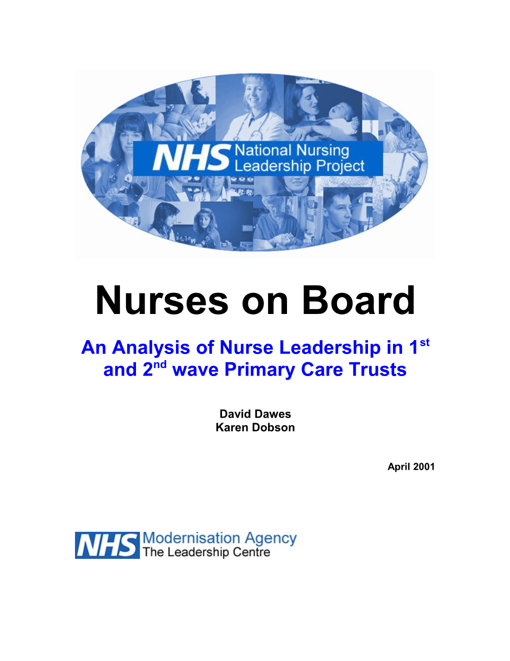 PCT Nurse Leadership – January 2000 Audit