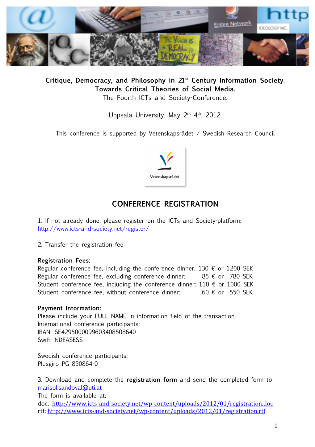 Conference Registration