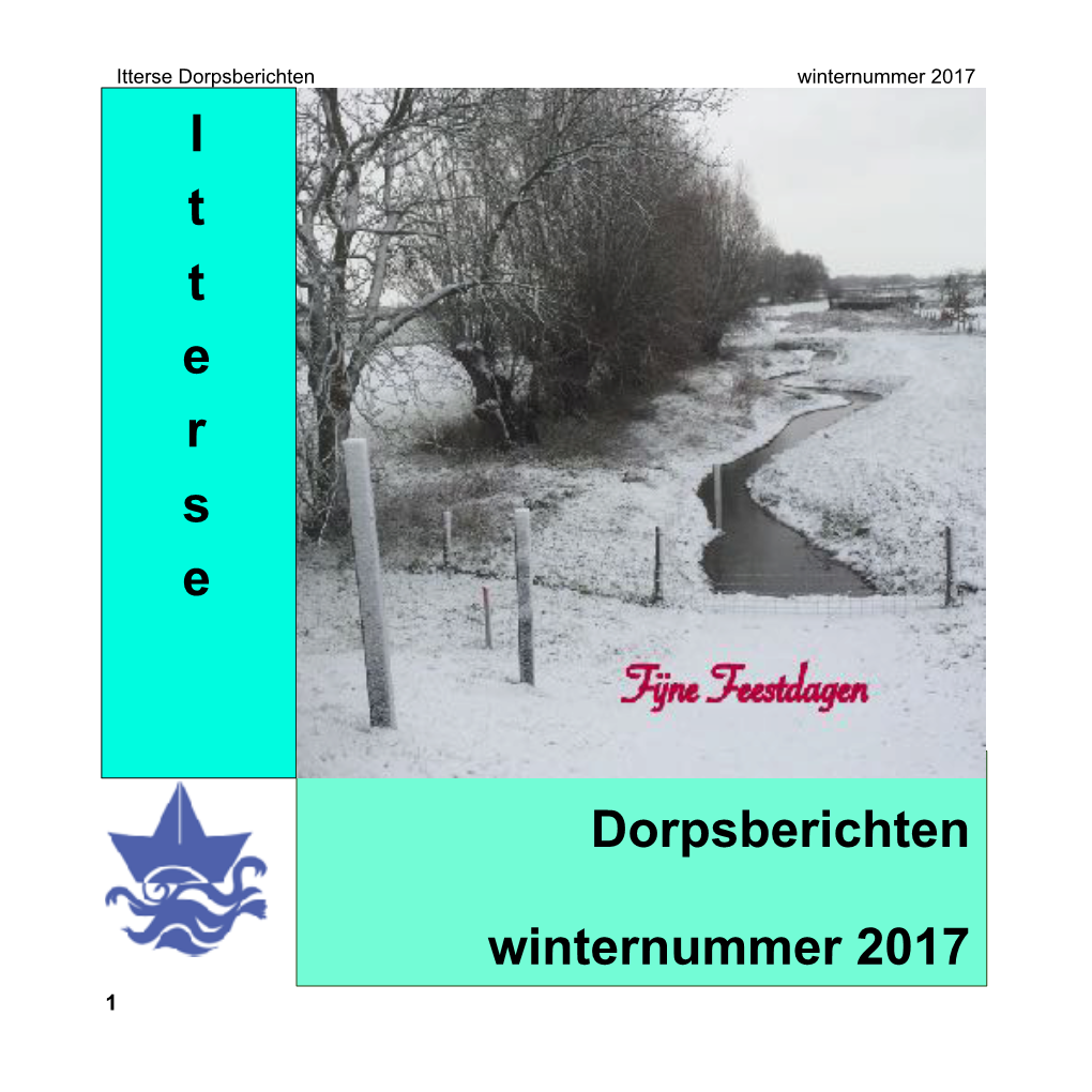 Dorpsberichten Winternummer 2017 I T T E R S E