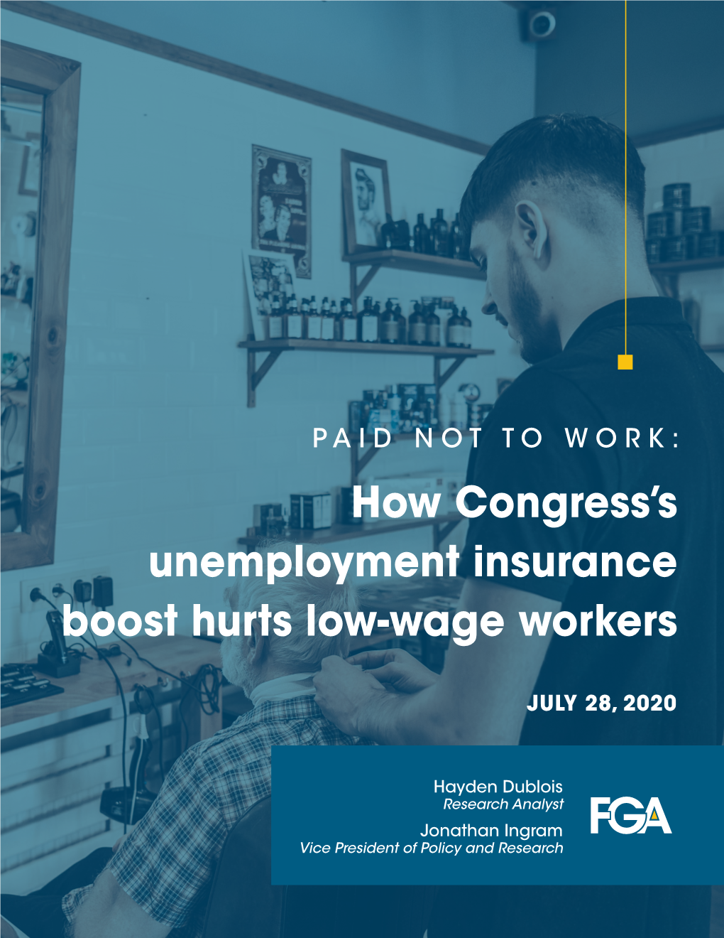 How Congress's Unemployment Insurance Boost Hurts Low-Wage