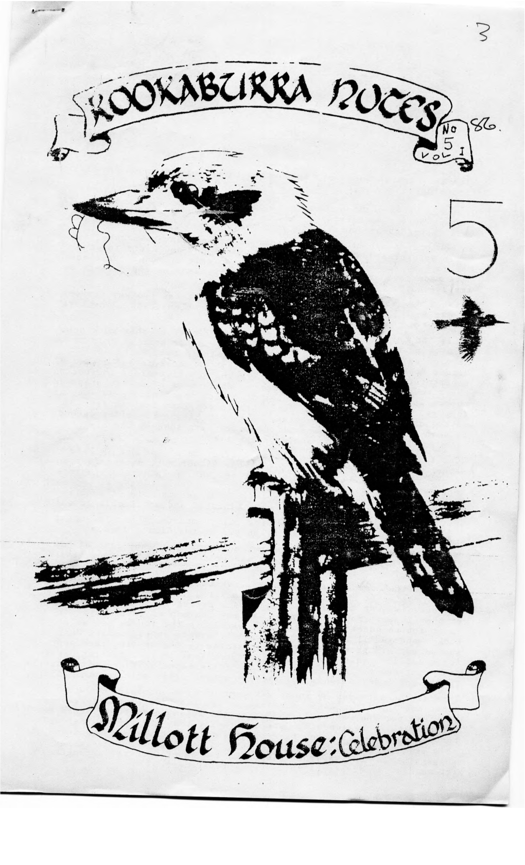 Kookaburra-Notes Millott-House 1986 No-5 Vol-1.Pdf