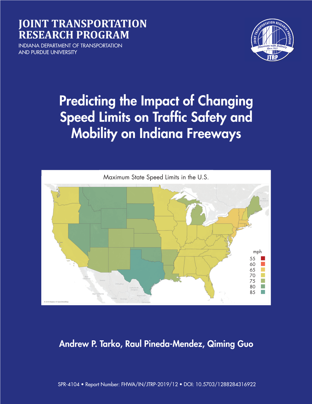 Predicting the Impact of Changing Speed Limits on Traffic Safety and Mobility on May 2019 Indiana Freeways 6
