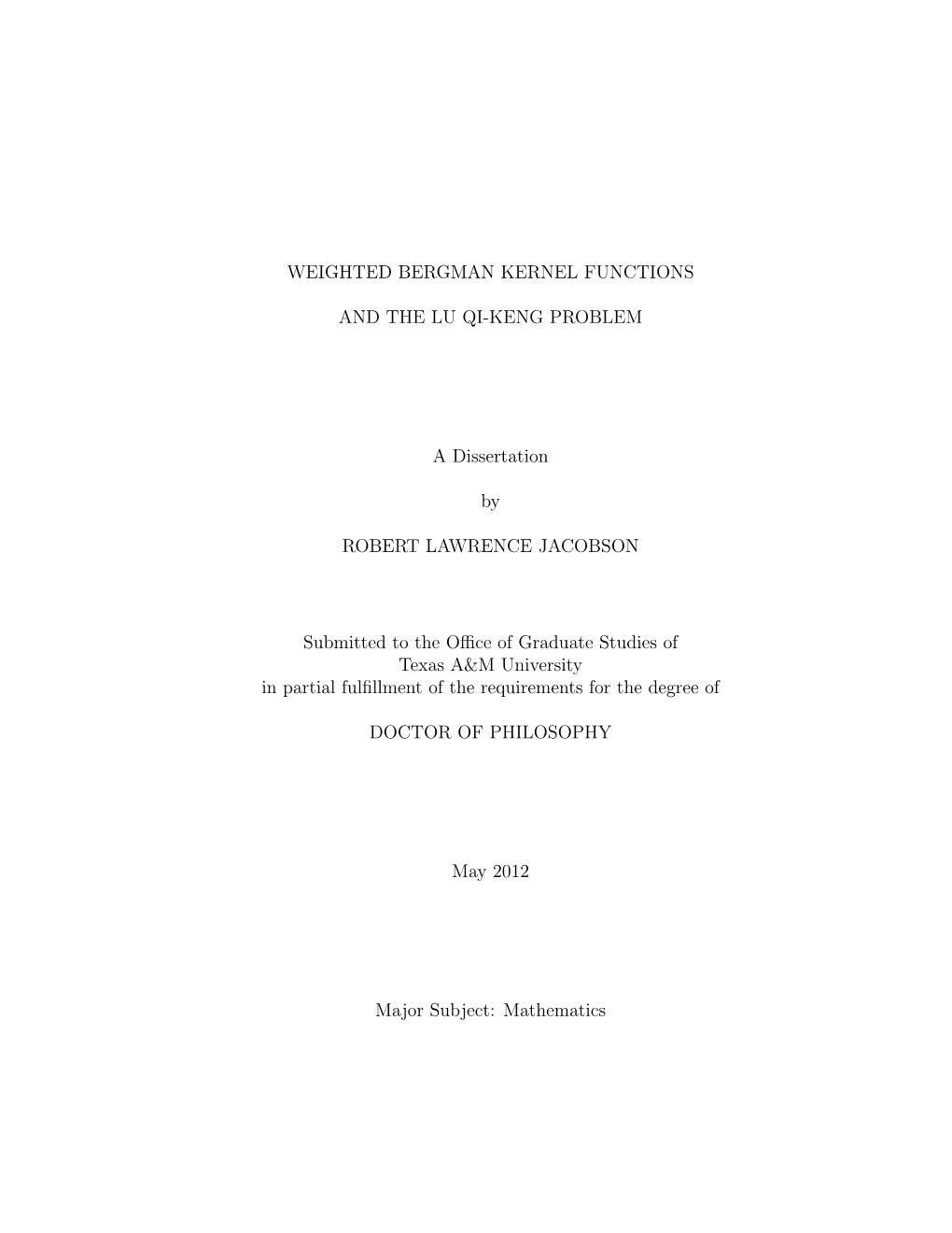 Weighted Bergman Kernel Functions and the Lu Qi-Keng Problem