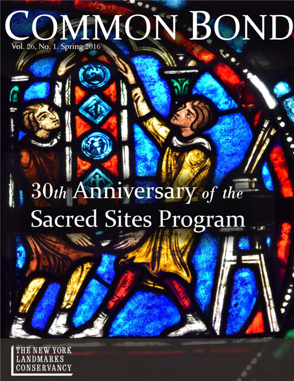 SACRED SITES PROGRAM from the President, Common Bond Vol