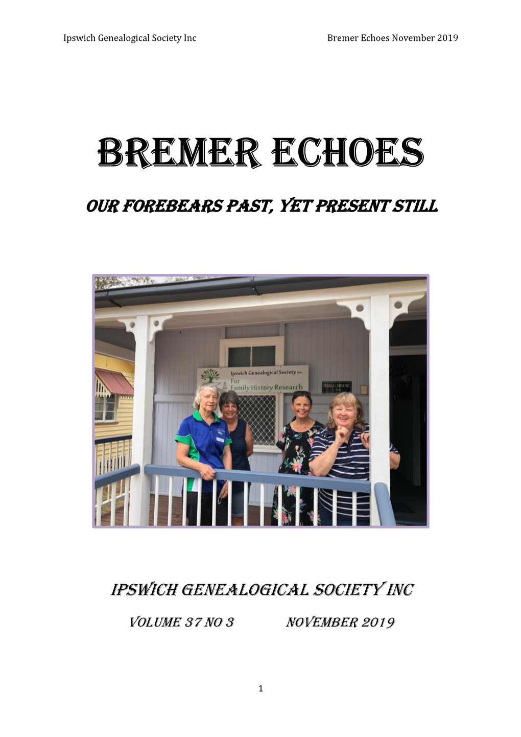 Bremer Echoes November 2019