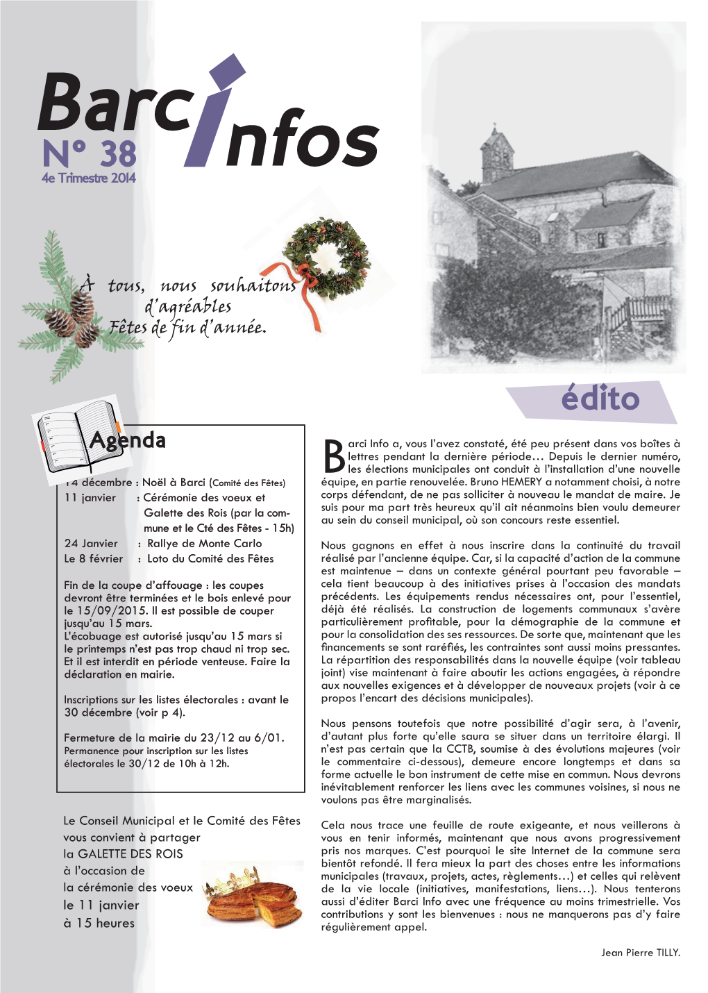 N° 38 4E Trimestre 2014 Infos