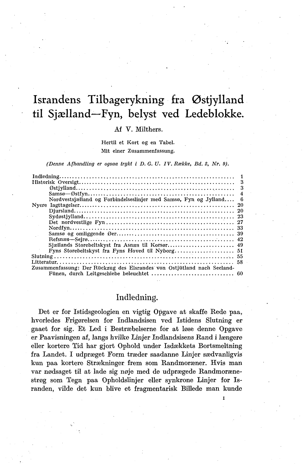 Meddelelser Fra Dansk Geologisk Forening Bind 8, Hefte 1, S. 1-70