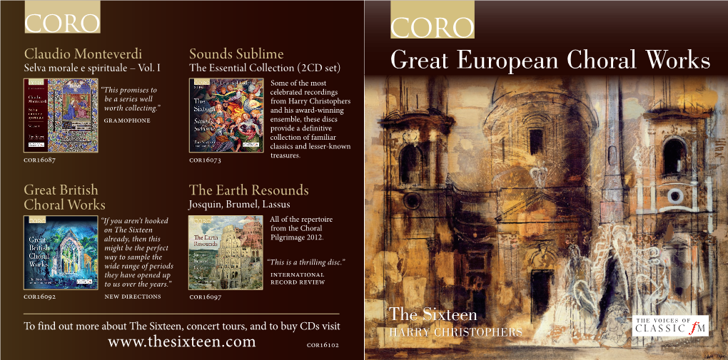 Great European Choral Works