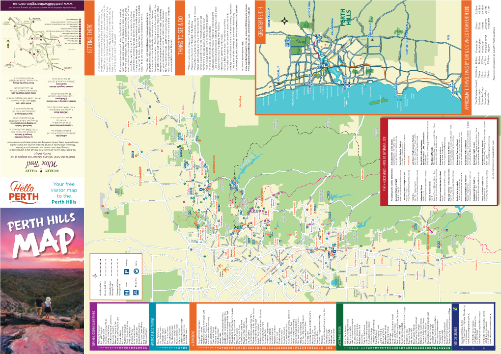 Perth Hills Region Is Hills Region the Perth Area, a Vast Although Covering City