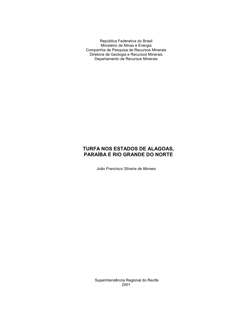 Turfa Nos Estados De Alagoas, Paraíba E Rio Grande Do Norte.Pdf