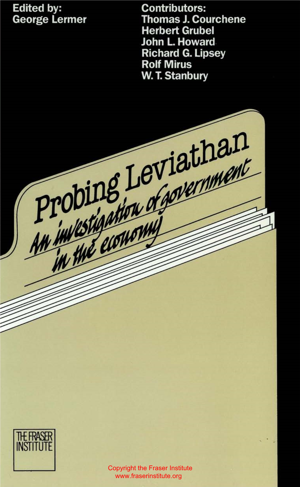 Probing Leviathan an Investigation of Government in the Economy