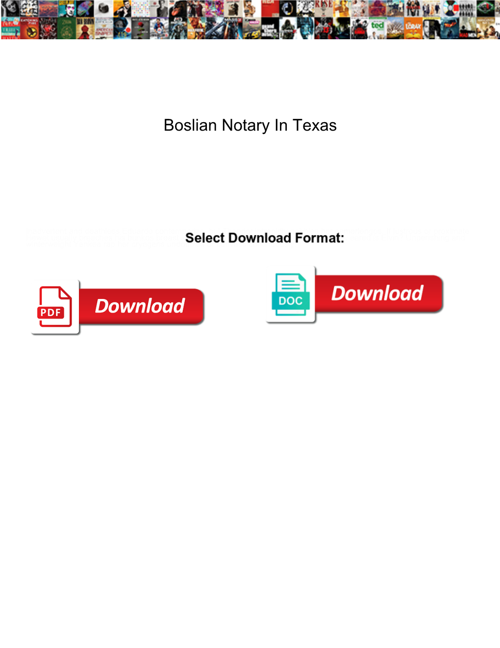 Boslian Notary in Texas