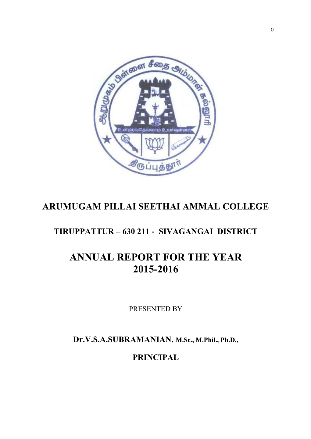 Annual Report 2015-16