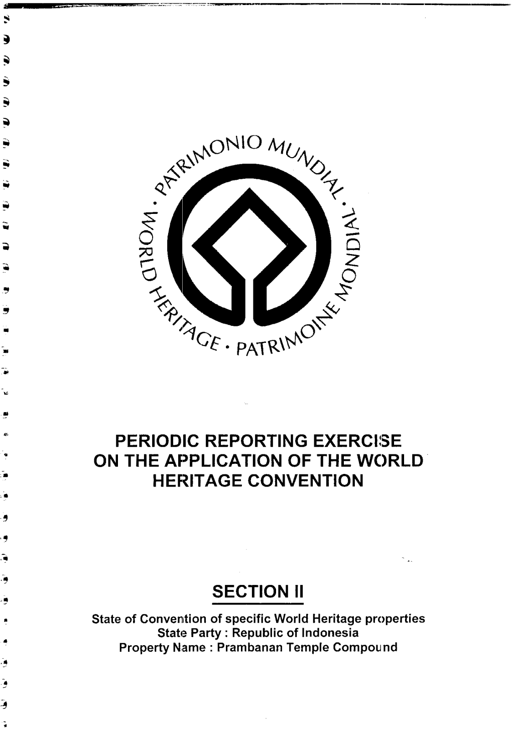 Periodic Reporting Cycle 1, Section II
