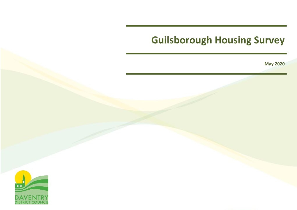 Guilsborough Housing Survey