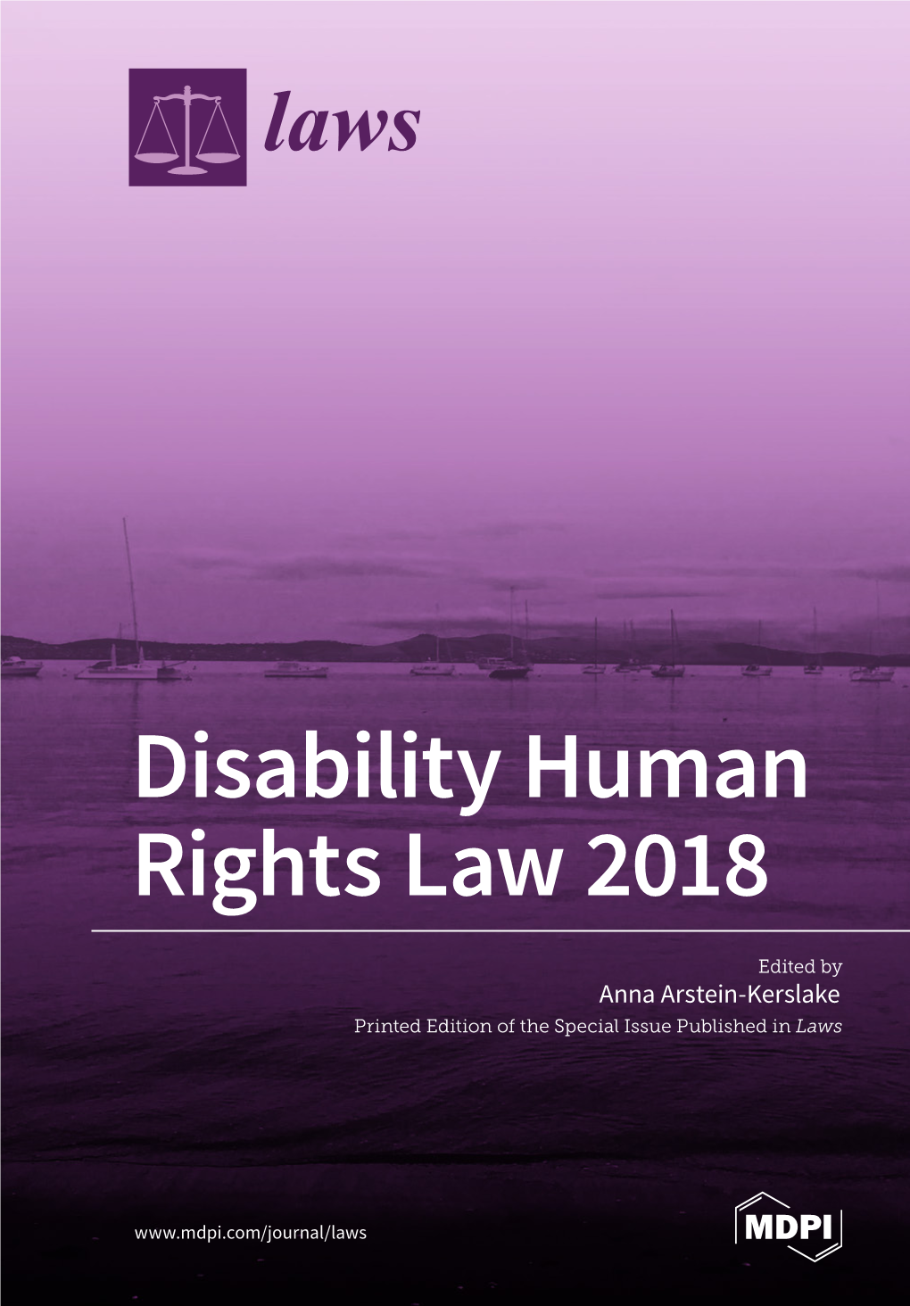 Disability Human Rights Law 2018