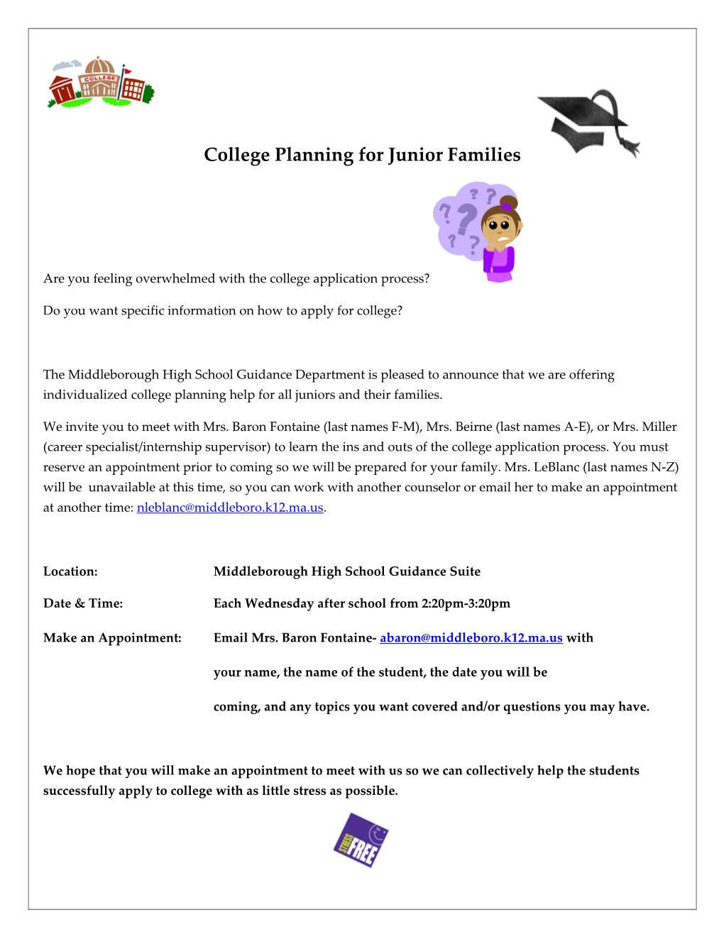 College Planning for Junior Families