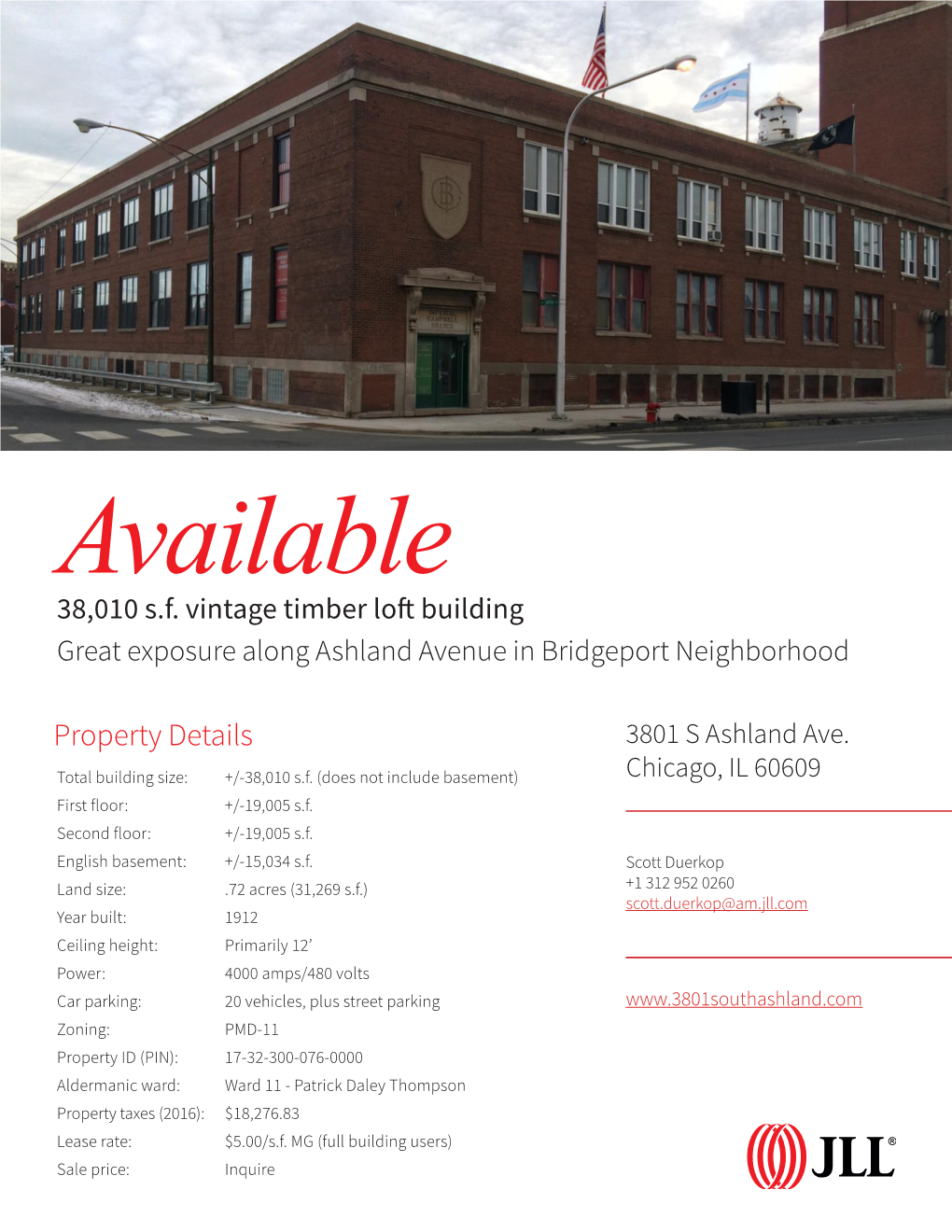 Property Details 3801 S Ashland Ave