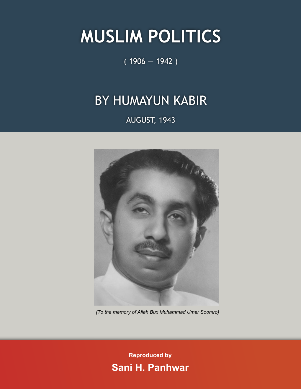 Muslim Politics (1906 — 1942).Pdf