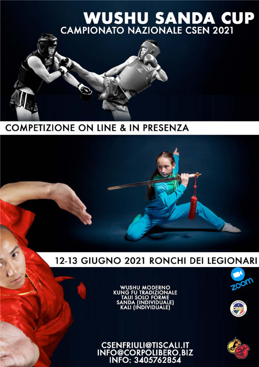 Programma Gara Wushu Sanda Cup 2021