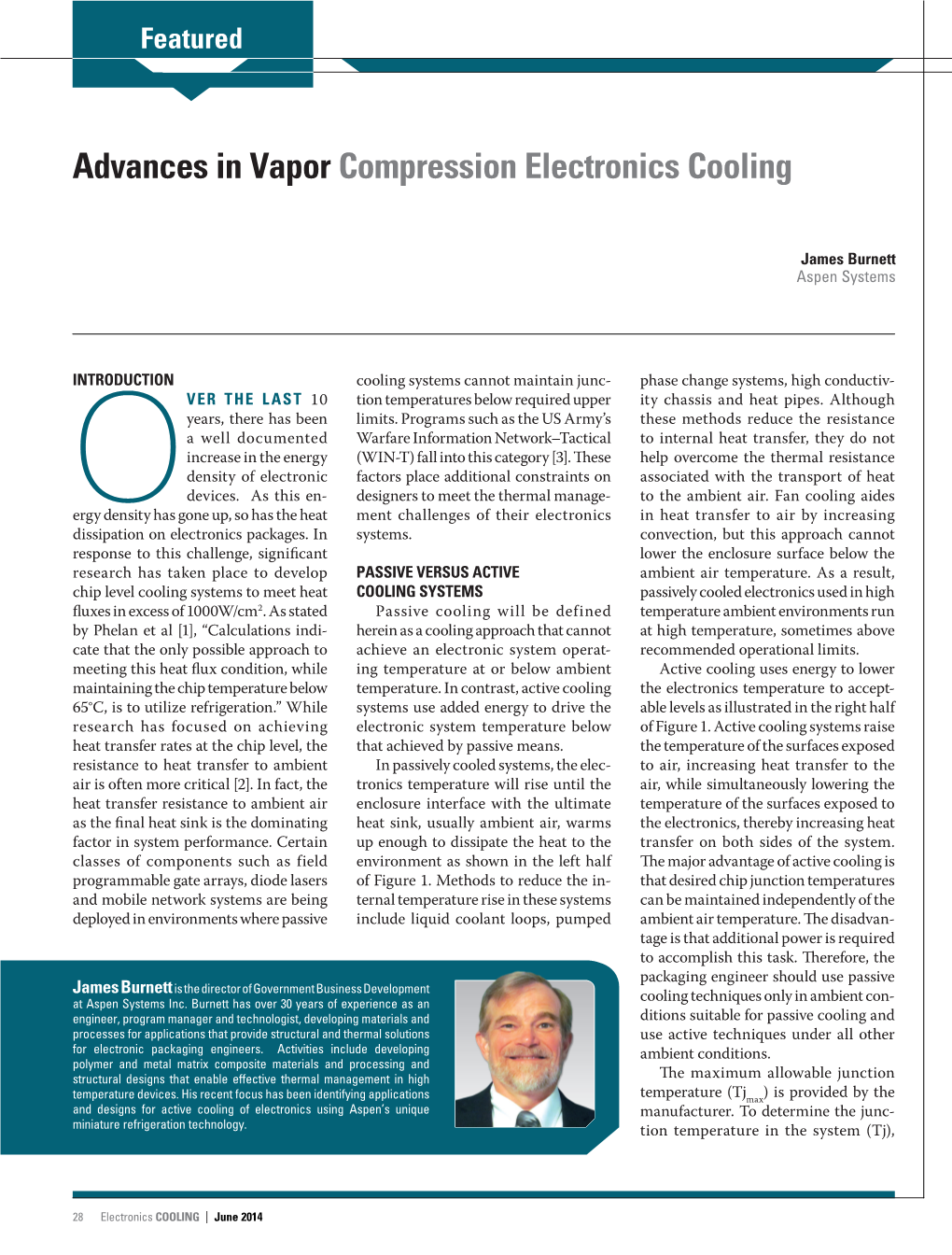 Advances in Vapor Compression Electronics Cooling