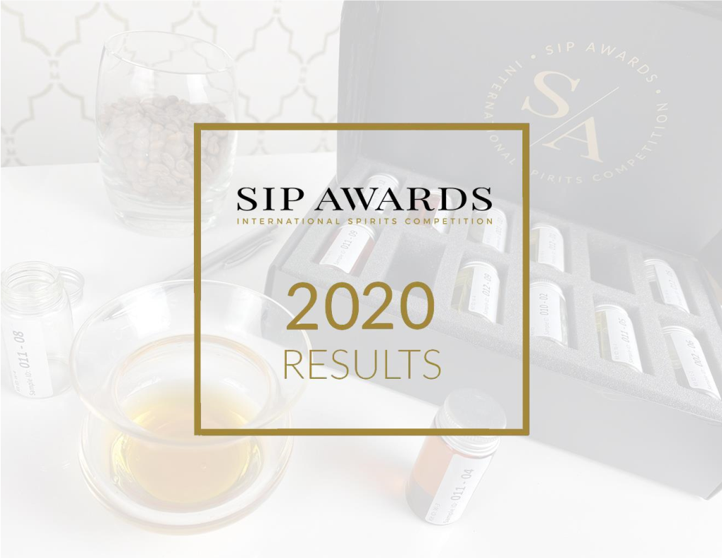 SIP Award Winning Bitters Brands