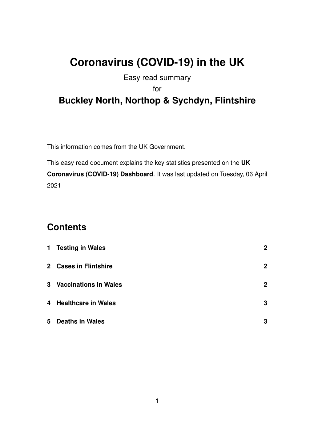 Buckley North, Northop & Sychdyn, Flintshire