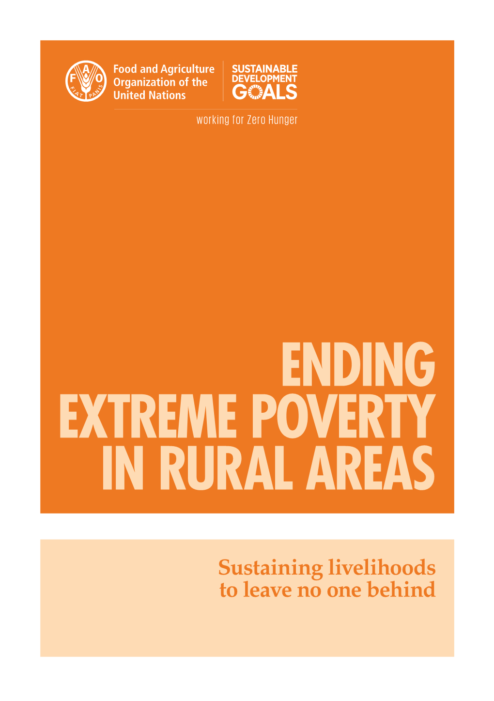 Ending Extreme Poverty in Rural Areas Fao