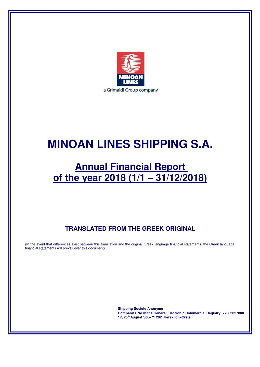 Minoan Lines Shipping S.A