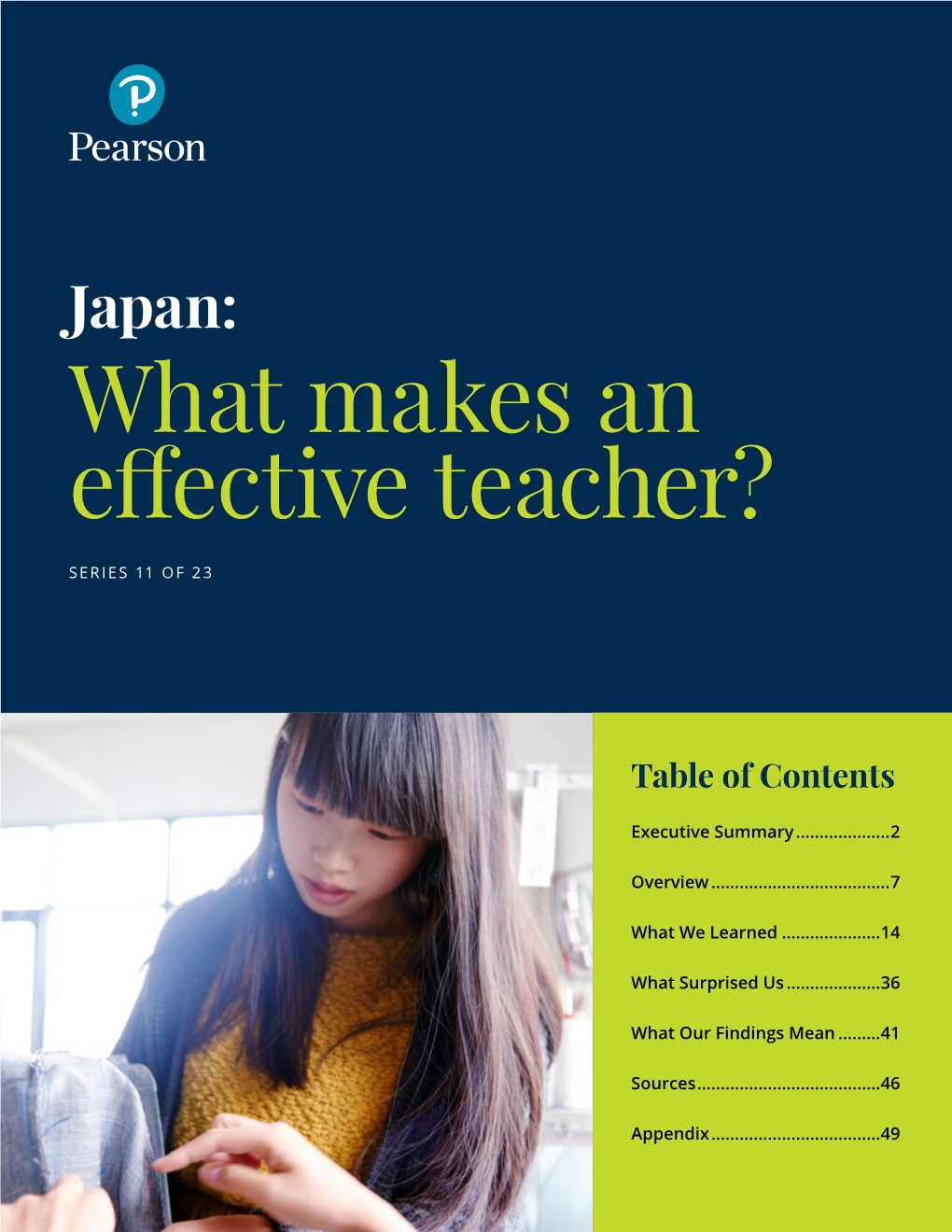 Japan: What Makes an Effective Teacher?