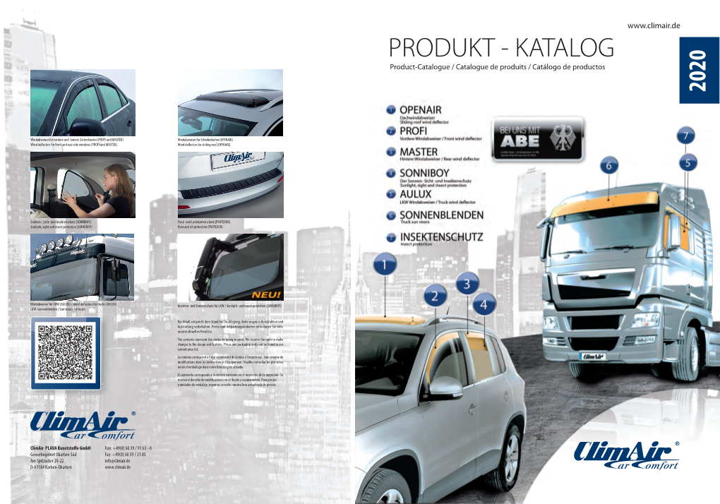 KATALOG Product-Catalogue / Catalogue De Produits / Catálogo De Productos 2020